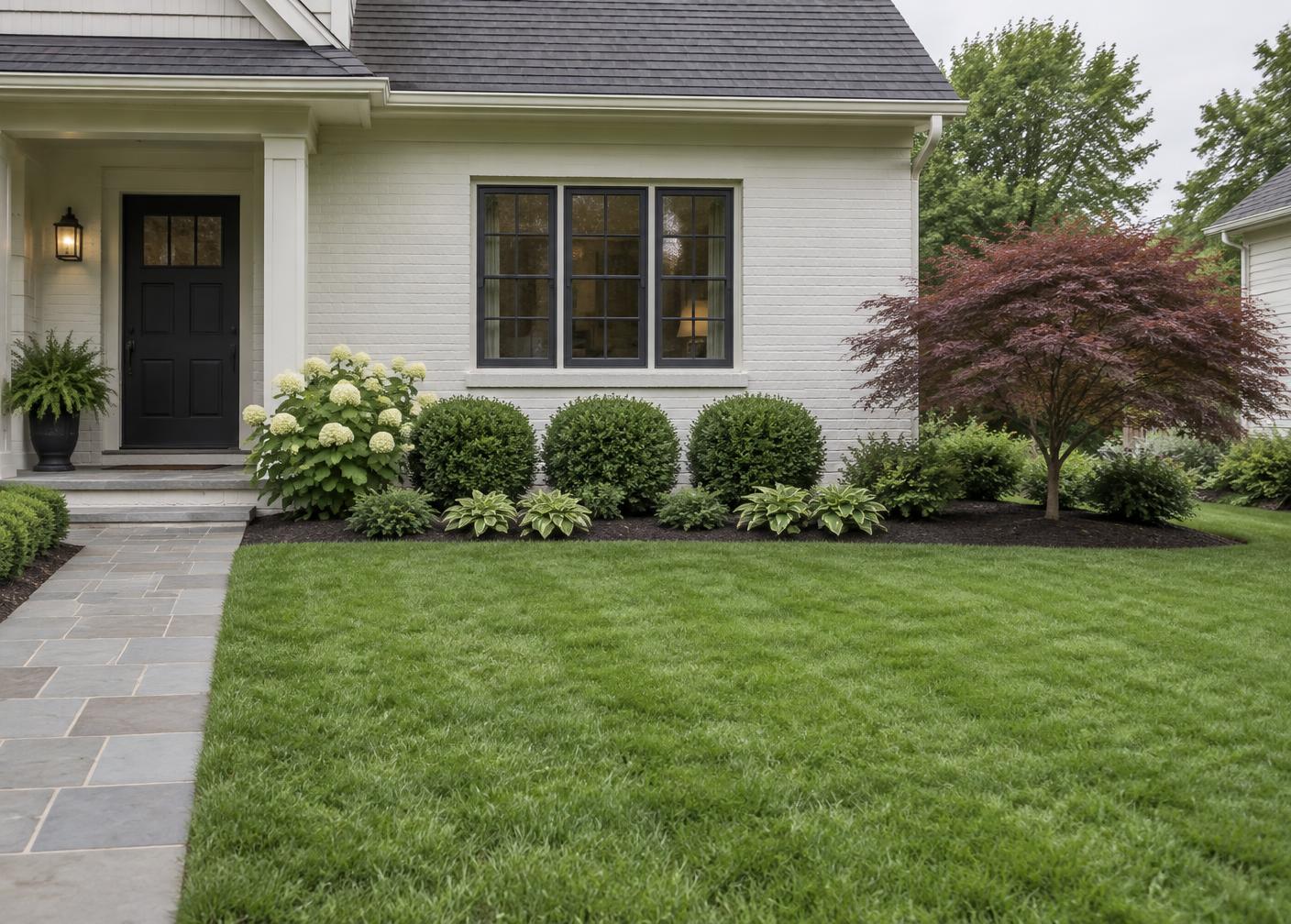 Example landscaped property after a conceptual refresh